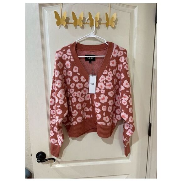 UGG Sweaters - NWT Ugg Floral button down cardigan size medium